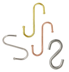 Appendiabiti S Ganci Cucina Pentola Carne Utensili Appendiabiti Zinco, Ottone o Rame - Foto 1 di 9