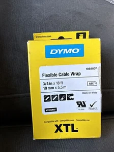 Dymo XTL Laminated Wire/Cable Wrap 2" x 1-9/16" (51 mm x 39 mm) - Picture 1 of 1