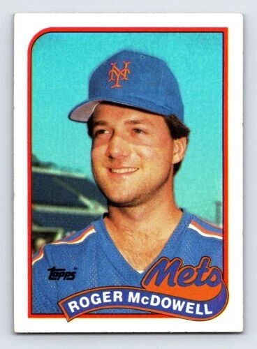 1989 Topps  #735  Roger McDowell     Pitcher     New York Mets  FREE shipping - Image 1 of 1