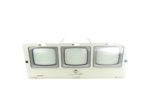 Panasonic WV-BM503 5" Monochrome WV-BM500U Video Monitors w/ Rackmount Shelf - Picture 1 of 5