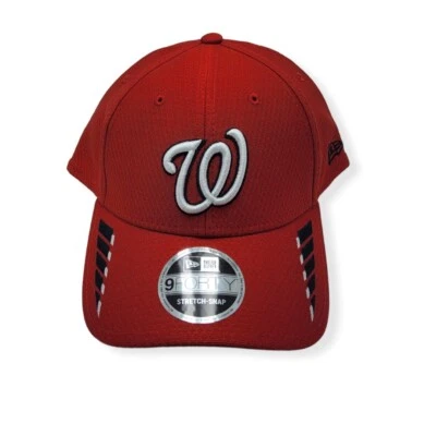 New Era Washington Nationals 9Forty Rush B1 Adjustable Snapback Hat Cap - Image 1 of 4