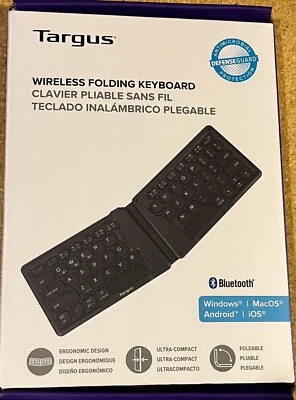 TARGUS AKF003 WIRELESS FOLDING KEYBOARD -(EB26) - Image 1 of 2