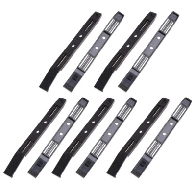 5Pcs Chassis Hard Drive Mounting Plastic Rails for 3.5 to 5.25 HDD Bracket, Blac - Image 1 of 4