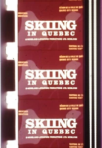 Skiing In Quebec 1976 - 16mm Faded Colour Sound 550ft - Travel Film - Picture 1 of 7