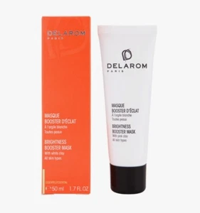 Delarom Maschera Booster Éclat all'Argilla Bianca 50 ml - Foto 1 di 3