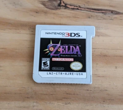 NOT FOR RESALE Legend of Zelda: Majora's Mask 3D (Nintendo 3DS, 2015) Cart Only - Image 1 of 2