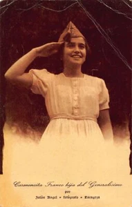 España - Guerra Civil - Carmencita Franco hija del Generalisimo - Ed. Jalon A. - Imagen 1 de 2