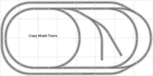 Bachmann E-Z Track Train Layout #005 Train Set HO Scale 4' X 8' Wire Switches - Picture 1 of 4