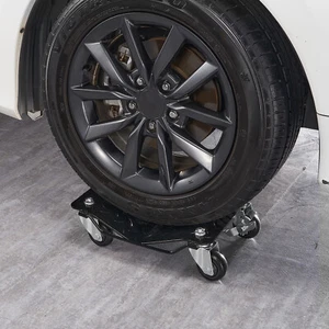 VEVOR Carrello Sposta Auto 2 Pezzi Carico Max. 1400 kg Pedana Carrello Auto Moto - Afbeelding 1 van 12