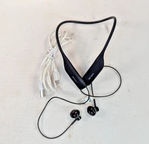 Sony SBH70 Black Neckband Wireless Ear Headset Tested Working For Android Only - Zdjęcie 1 z 16