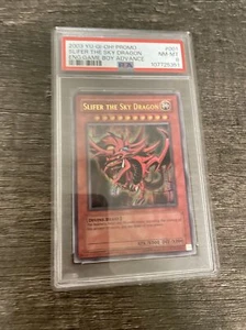 Yu-Gi-Oh! Slifer The Sky Dragon Game Boy Advance Ultra Rare Promo GBI-001 PSA 8 - Picture 1 of 2