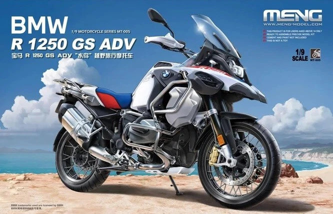 Meng-Model MT-005 - 1:9 BMW R 1250 GS Adv - Nuovo - Immagine 1 di 1