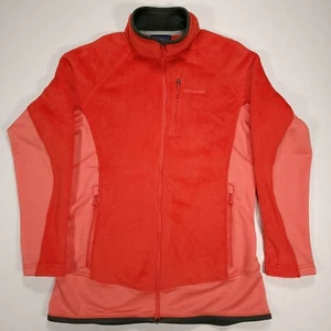Patagonia R2 Fleecejacke Damen Größe L Catalan Coral Full Zip Polartec EUC! - Bild 1 von 16