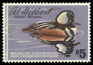 RW45S — Federal Duck Stamp signed by artist Al Gilbert. ON SALE! - Picture 1 of 1