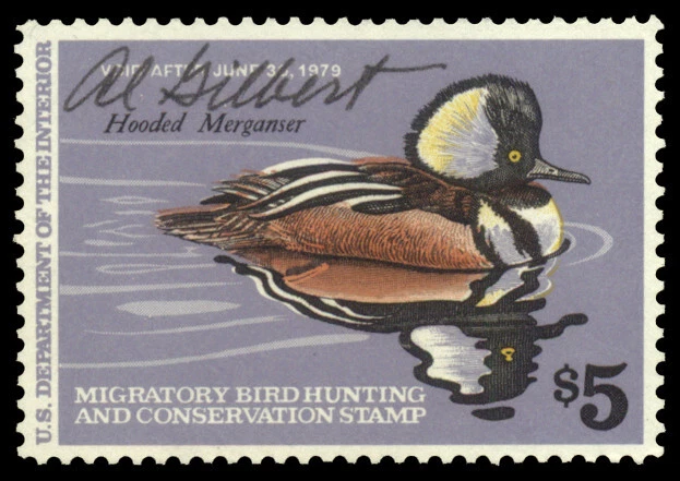RW45S — Federal Duck Stamp signed by artist Al Gilbert. ON SALE! - Image 1 of 1