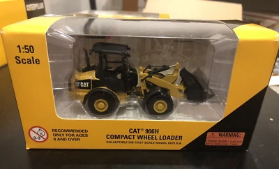 Norscot #55213 CAT Caterpillar 906H Compact Wheel Loader - 1:50 - Die Cast Boxed - Image 1 of 4