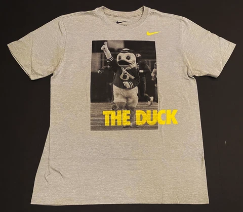 Oregon Ducks Nike Puddles Mascot “The Duck” Tee - Size LARGE Cover
