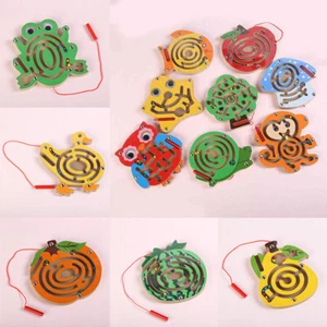 Juego de Rompecabezas Montessori Juguete de Madera Niños Juguetes Laberinto Educativo Magnético - Imagen 1 de 31