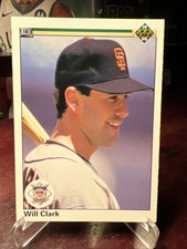 1990 Upper Deck Baseball WILL CLARK Giants NL 50
