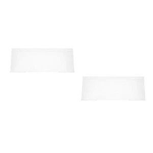 Set of 2 Keyboard Tray Clear Computer Holder Acrylic Tilted Stand - Picture 1 of 12