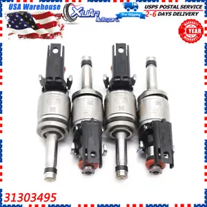 4pcs Turbo Fuel Injector 31303495 For Volvo S60 S80 V60 XC70 XC60 2.0L 2014-2015 - Picture 1 of 6