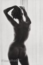 1961 Vintage JEANLOUP SIEFF Female Nude Silhouette Derriere Butt Photo Art 11x14