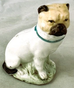 VINTAGE PUG DOG FIGURINE POSS. CONTINENTAL - Picture 1 of 5