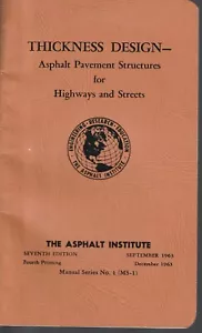 Asphaltdicken Bemessung Pflaster Autobahnen Straßen 1965 Heft Ingenieurdaten - Bild 1 von 1