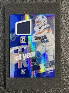 Camiseta deportiva Donruss Optic Football 2023 primer año fresca reliquias vaqueros Deuce Vaughn - Imagen 1 de 2