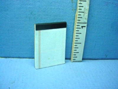 Tableta con reglas miniatura blanca #56101W río Hudson hecha a mano 1/12 Foto 1 de 2