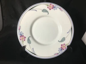 STUDIO NOVA SAUCER PLATE PATTERN Y0229 FLEUR DW MW SAFE DISCONTINUED MINT - Picture 1 of 5