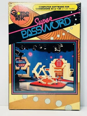 Super Password Commodore 64/128 Vintage BRAND NEW! FREE SHIPPING! - Image 1 of 4