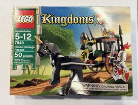 2010 Lego Kingdom Prison Carriage Rescue 7949 Set Lion Knights New NIB