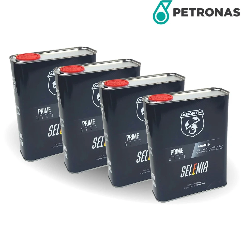 8 Liter Original Petronas Selenia Abarth Motoröl 10W50 Mopar ACEA C3 10W-50