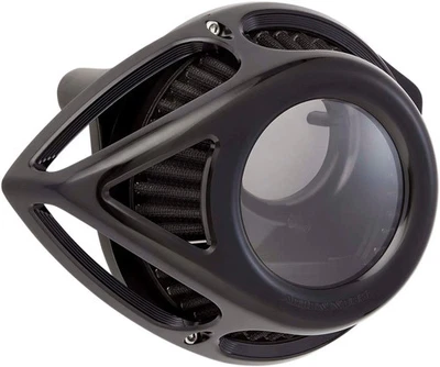 Arlen Ness 18-998 Clear Tear Air Cleaner Intake Kit Black Harley Sportster 91-22 - Image 1 of 4