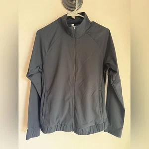 Adidas Negro Performance Chaqueta Ligera Pequeña - Imagen 1 de 3