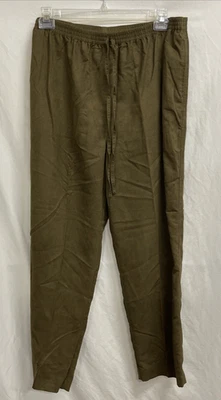 Stonebridge Womens Green Polyester Pants Bottoms Size 2X Foto 1 de 4