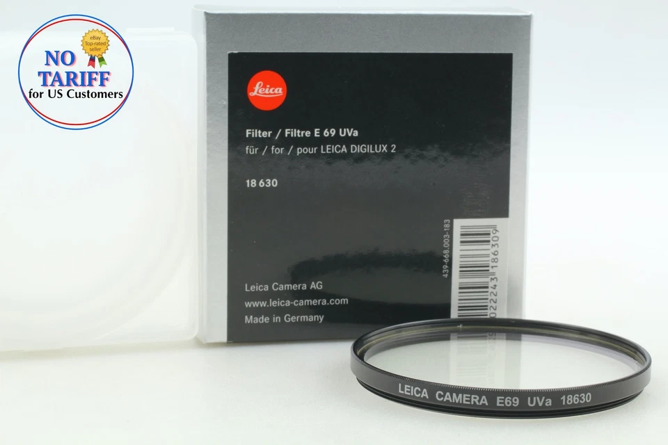 [Unused in Box] Leica E69 UVa Filter (18630) For DIGILUX 2 From JAPAN #1764 - Image 1 of 4