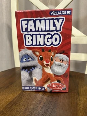 Aquarius Rudolph the Red-Nosed Reindeer Christmas Fun Family Bingo Game Night - Image 1 of 2