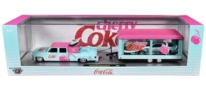 M2 MACHINES ‘73 CHEVY CHEYENNE SUPER 30 DUALLY & 85 CHEVY CAMARO IROC-Z HAULERS - Picture 1 of 4