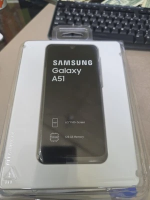 New Tracfone Samsung Galaxy A51, 128GB, Black - Prepaid Smartphone - Image 1 of 4