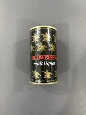Budweiser Malt Liquor Beer Can. 1970 ‘s ? Steel. Top Opened. Combined Shipping. - Image 1 of 4