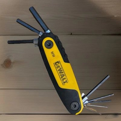 Dewalt Folding Locking Hex Key SAE Allen Wrench Set - Image 1 of 4