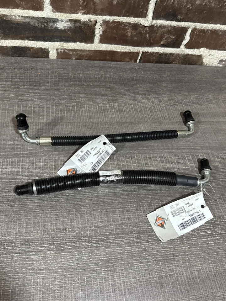 Pair 7.3L Ford & International High Pressure Oil/HPOP Hose 1880061C1 & 1880070C1 - Изображение 1 из 4