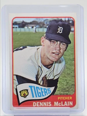 Dennis McLain 1965 Topps MLB béisbol novato tigres #236 RC Q5775 Foto 1 de 2
