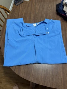 A New Day Damengröße 12 hoch geschnittene Stretchhose spitz zulaufendes Bein – blau - Bild 1 von 5