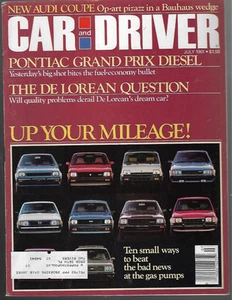 Auto und Fahrer Magazin Juli 1981 - Pontiac Grand Prix, Audi Coupe - Bild 1 von 2