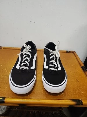 Vans Womens Off The Wall 500714 Black Casual Shoes Sneakers Size 9.5 - Image 1 of 4