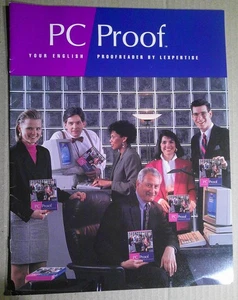 1989 PC Proof Promo Booklet - English Prooctor, by Lexpertise Software. - Bild 1 von 5