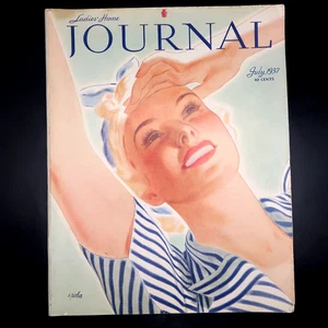 Ladies Home Journal Magazine July 1937 Al Parker Cover Eleanor Roosevelt Vintage - Picture 1 of 10